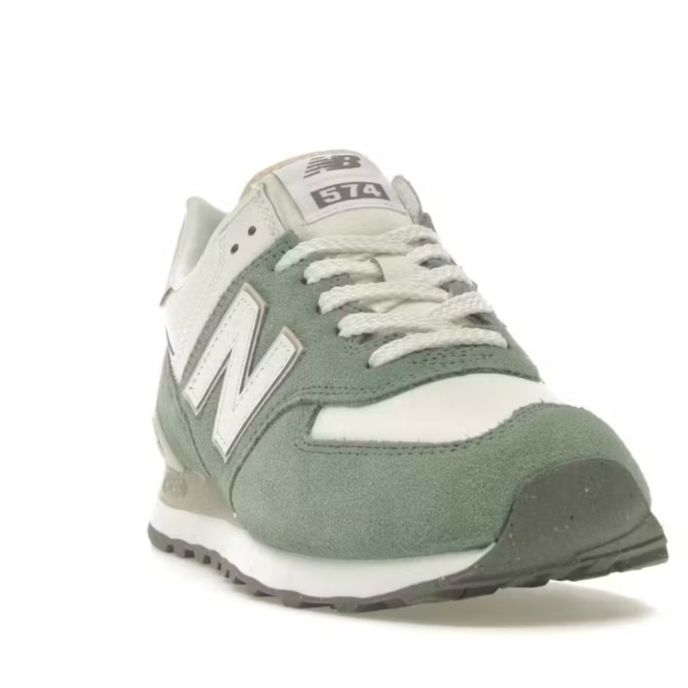 New Balance 574 sneakers dark juniper/quartzpink/angora - like new